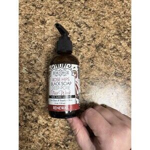 Rose Hips Black Soap Deep Pore Facial Wash RENEWAL